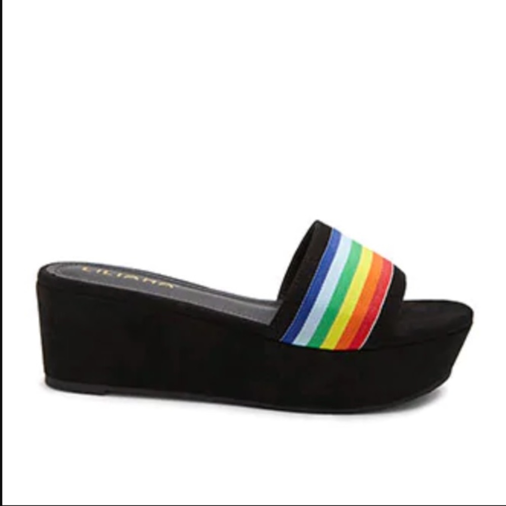 Rainbow Platform Wedges